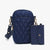 Parker Quilted Compartment Crossbody- Navy