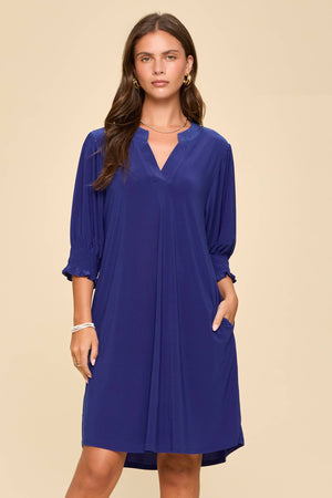 The Lizzy Dress-Royal Blue