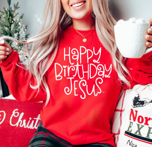 Happy Birthday Jesus-Sweatshirt