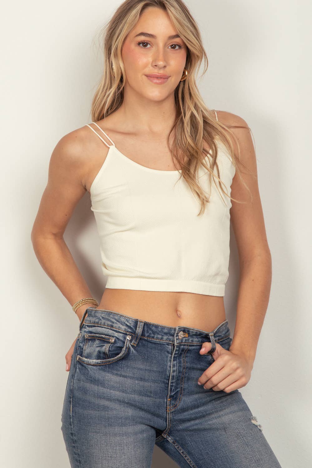 Stretchy Double Strap Tank Top