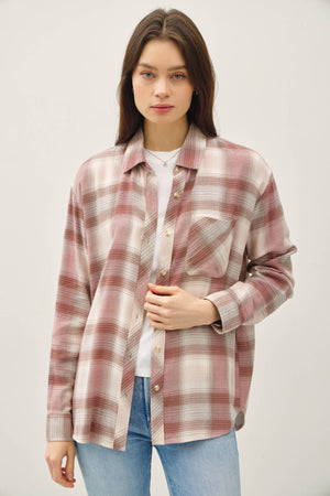 Vintage Plaid-Dusty Pink