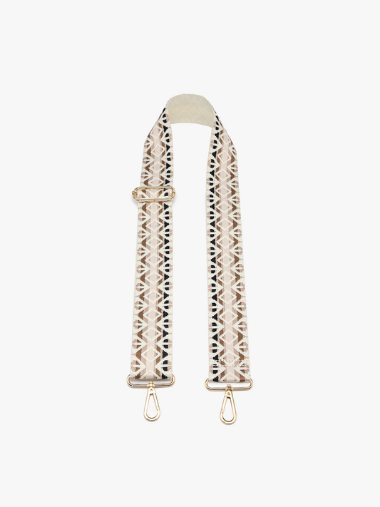 Bohemian Guitar Strap: Beige