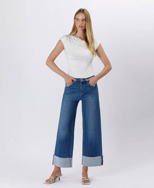 Loveret-HR-Cuffed Ankle Wide Leg