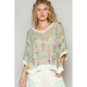 Flower Power Sweater