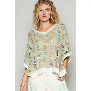 Flower Power Sweater