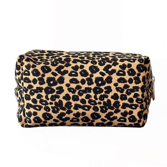 Leopard Print Makeup Pouch