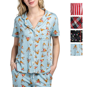 Hello Mello Holiday Pajama Top Assortment