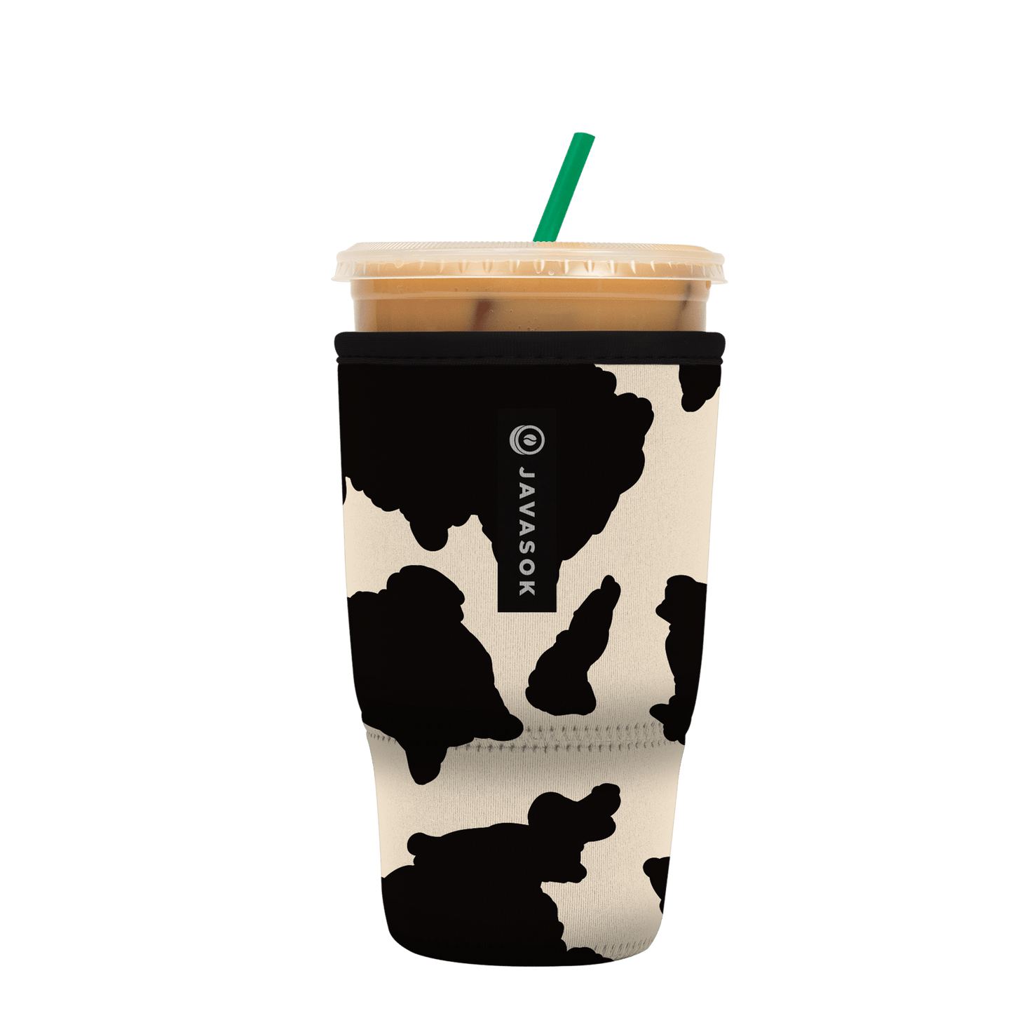 JavaSok - Cow Print: Medium 22-28oz