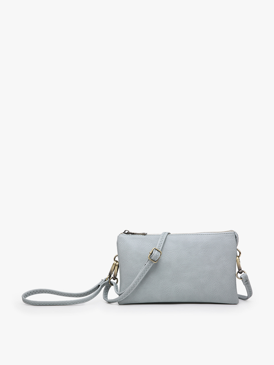 Riley Crossbody- Grey Teal