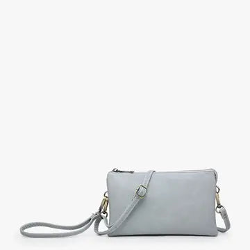 Riley Crossbody- Grey Teal