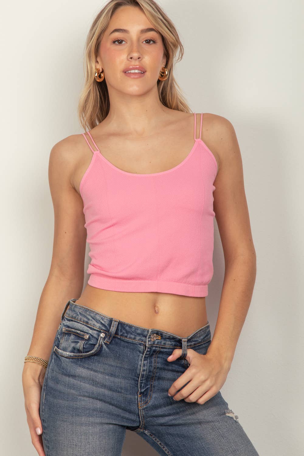 Stretchy Double Strap Tank Top