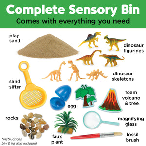 Sensory Bin- Dinosaur Dig