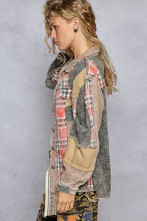 Plaid Fun For The Win-Black Denim