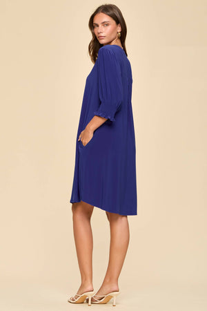 The Lizzy Dress-Royal Blue