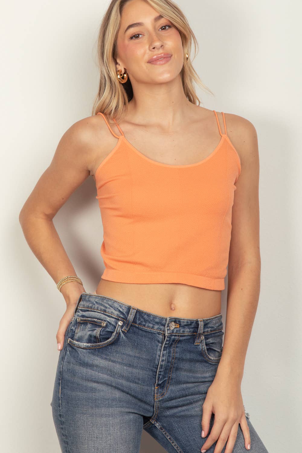 Stretchy Double Strap Tank Top