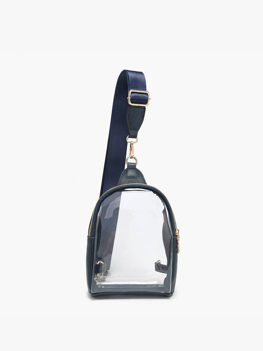 Ellen Clear Sling Bag w/ Removable Strap