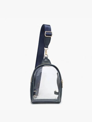 Ellen Clear Sling Bag w/ Removable Strap