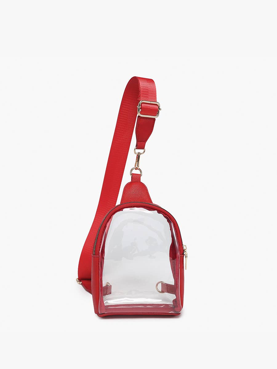 Ellen Clear Sling Bag w/ Removable Strap