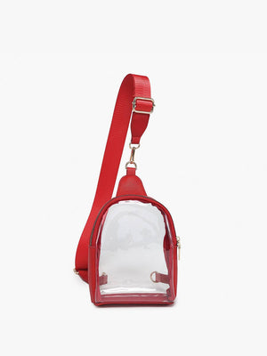 Ellen Clear Sling Bag w/ Removable Strap