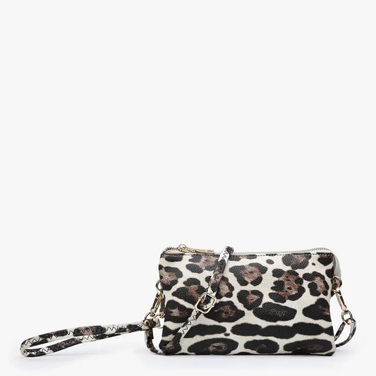 Riley Crossbody- Snow Leopard