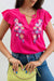 Florida!!! Blouse (Fuchsia)