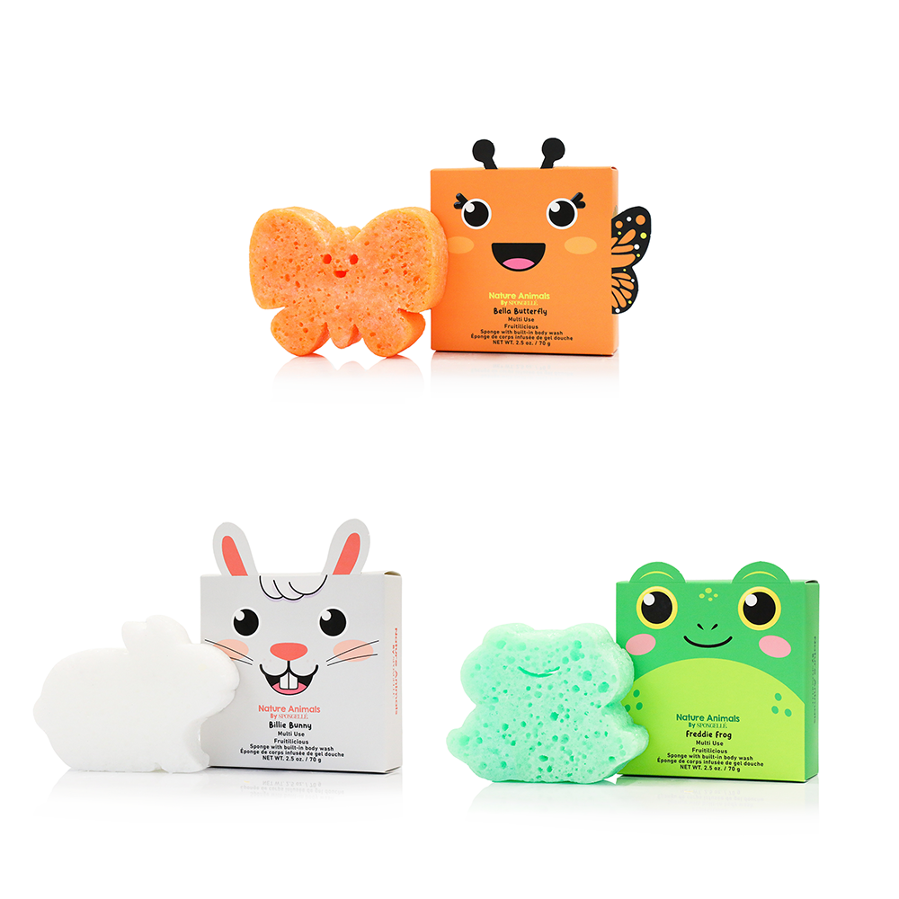Nature Animals Sponge Assorted Pack