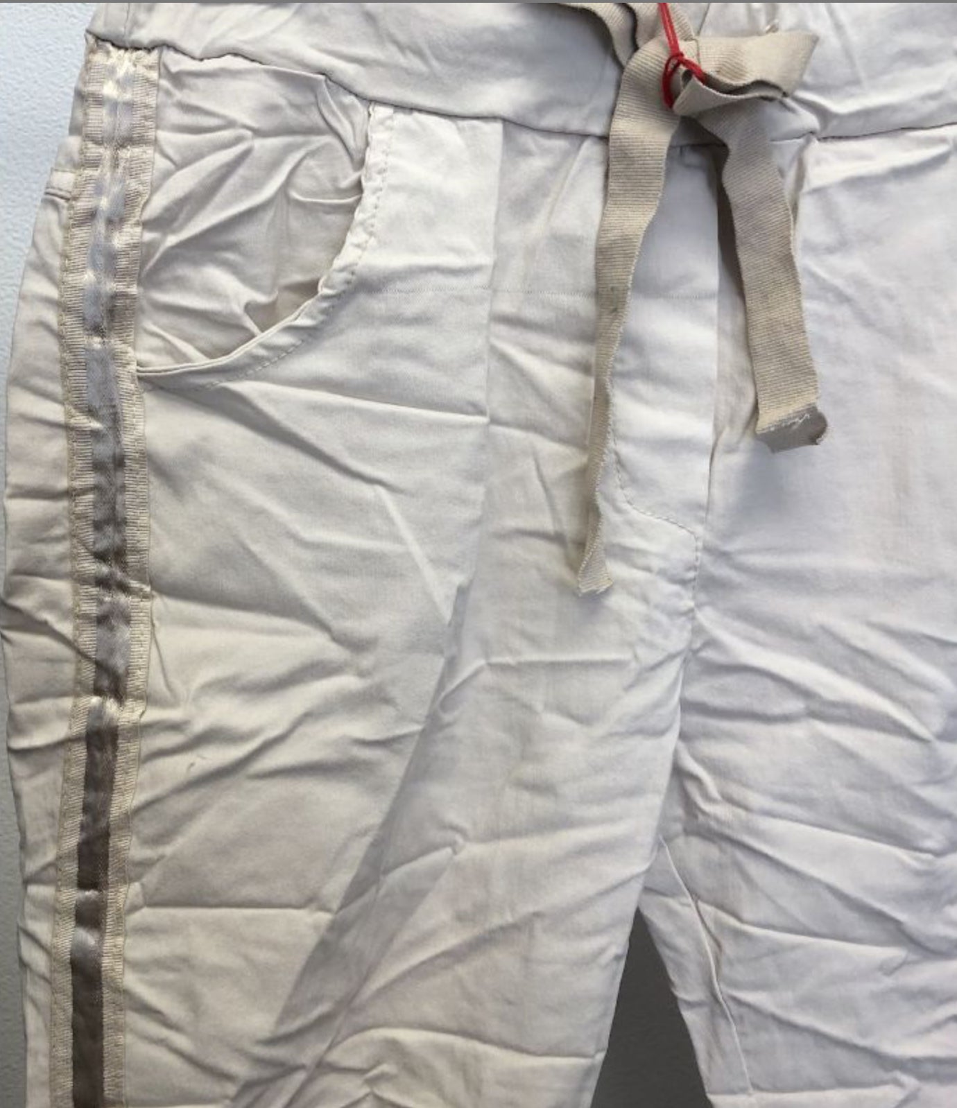 Look Mode- Beige Jogger