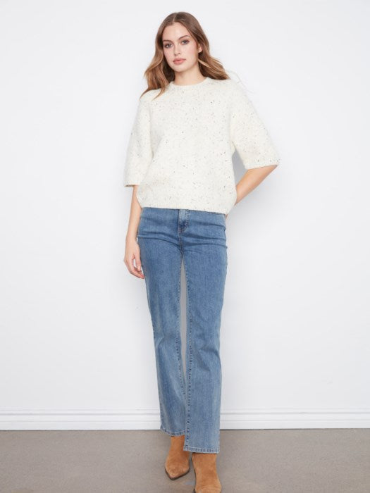 Charlie B Balloon Sleeve Sweater