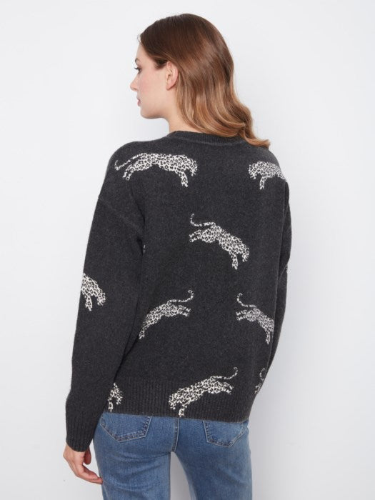 Charlie B Leopard Sweater