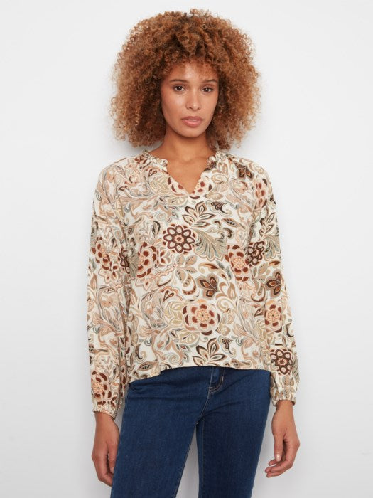 Popover Blouse- Tapestry