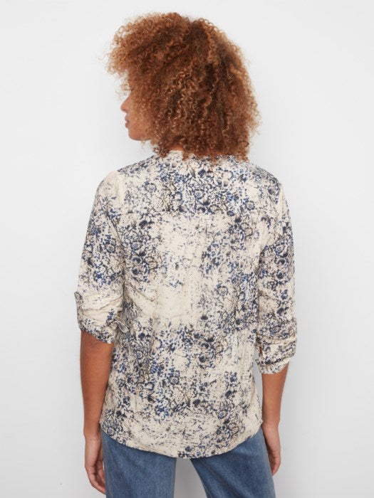 Charlie B- Printed Viscose Blouse- Seraphine