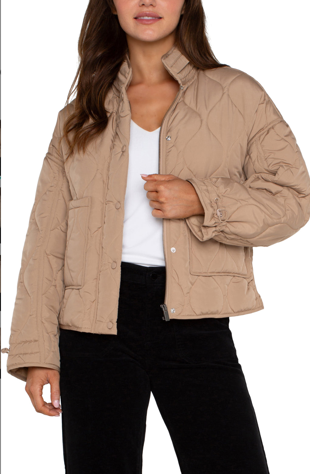 Liverpool-Tan Trucker Jacket