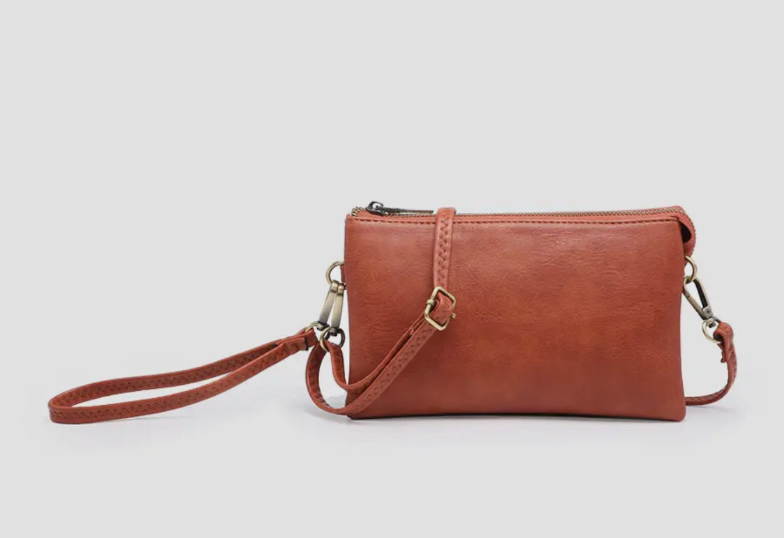 Riley Crossbody- Rust