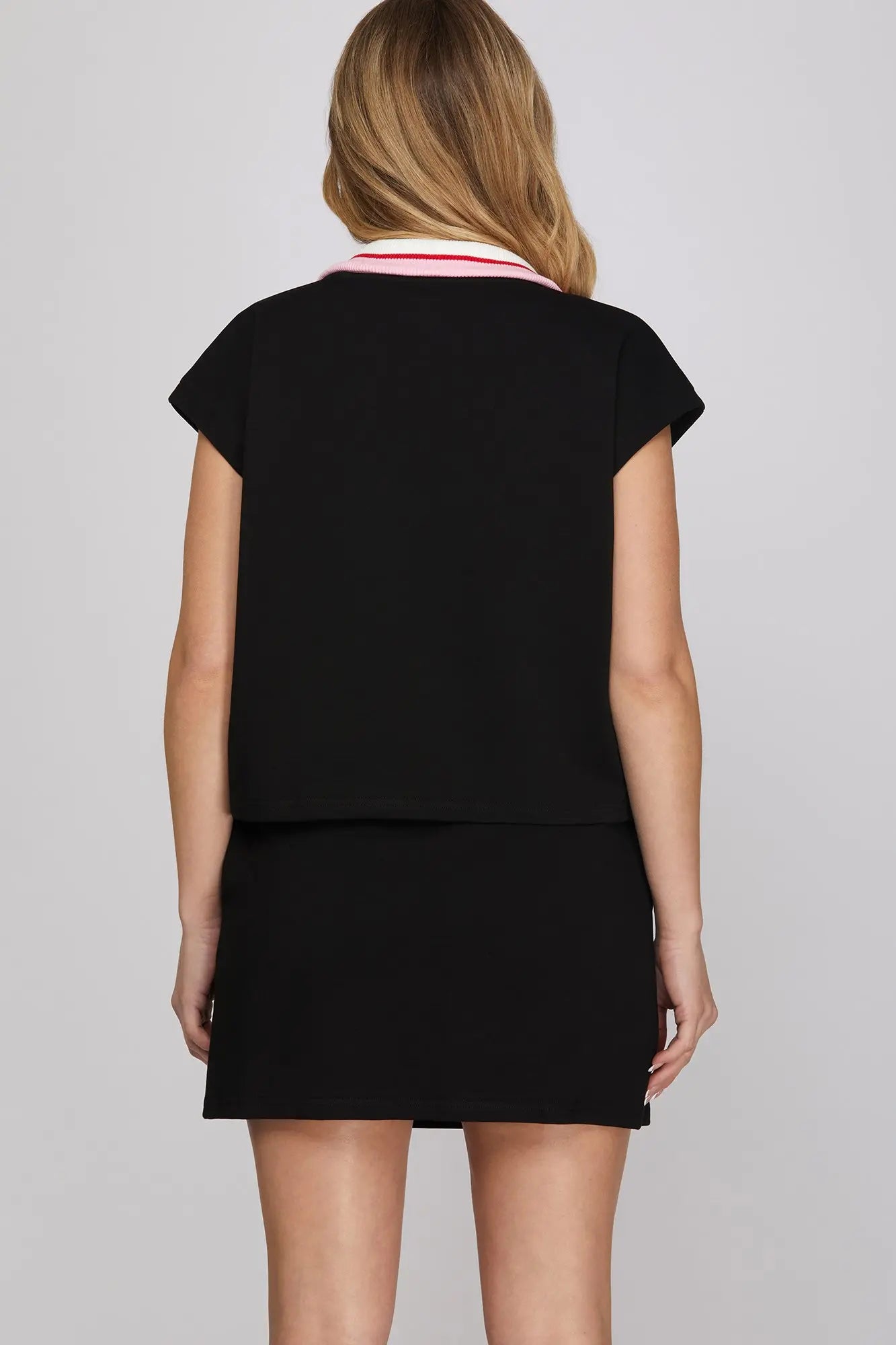 The Weekender Skort-Black