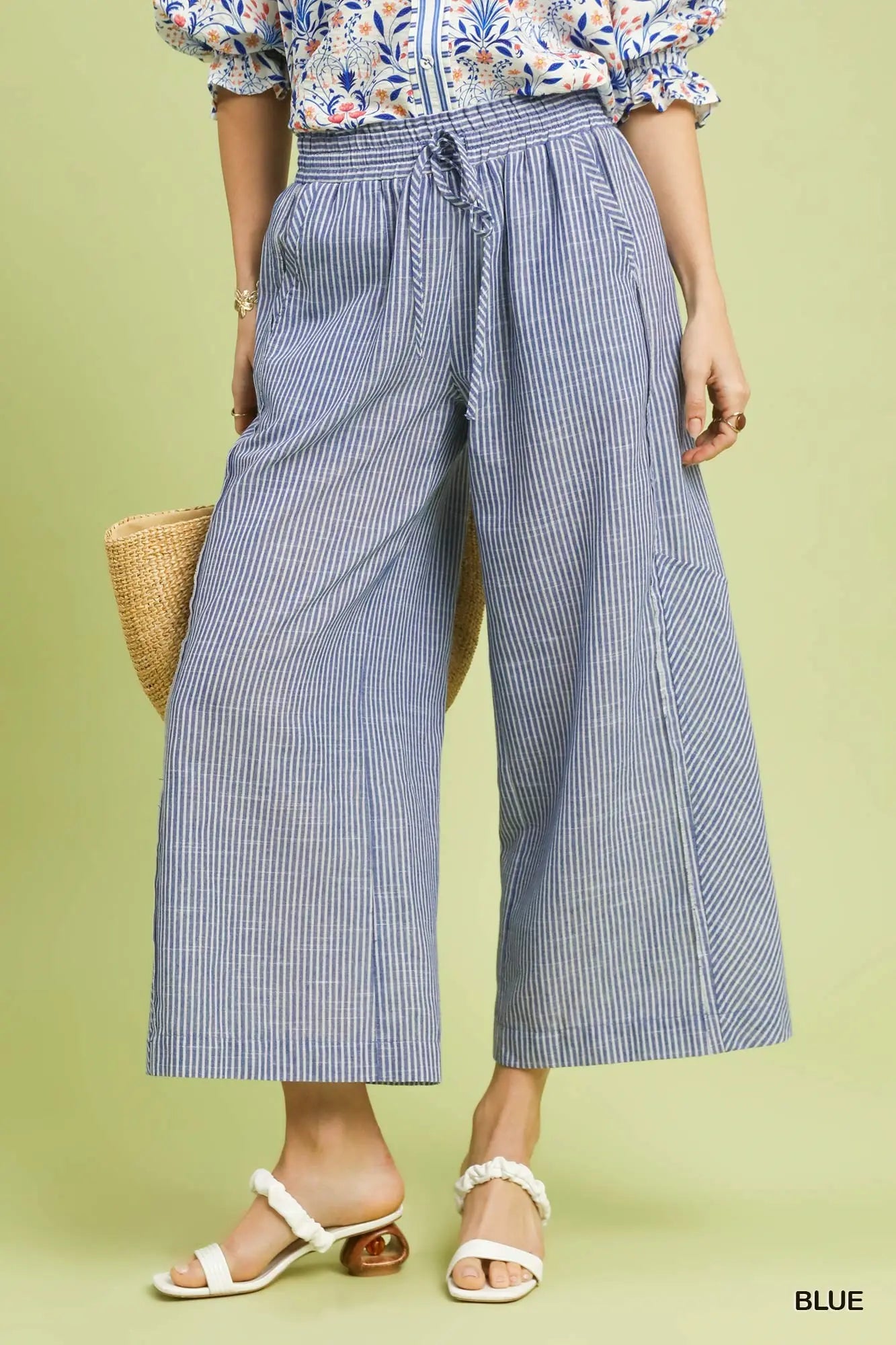 Striped Wide Leg Pants