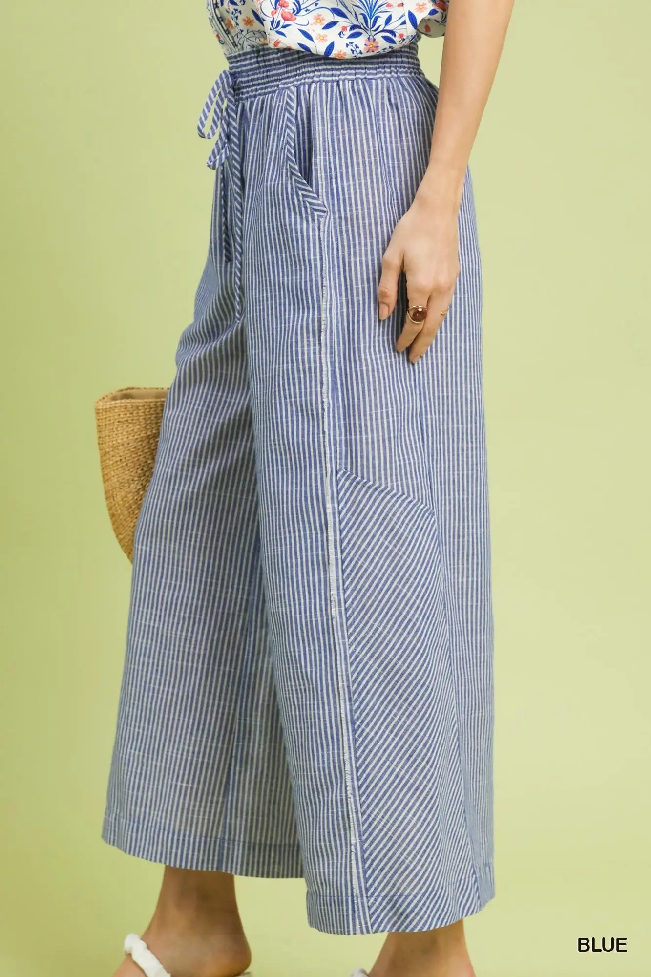 Striped Wide Leg Pants