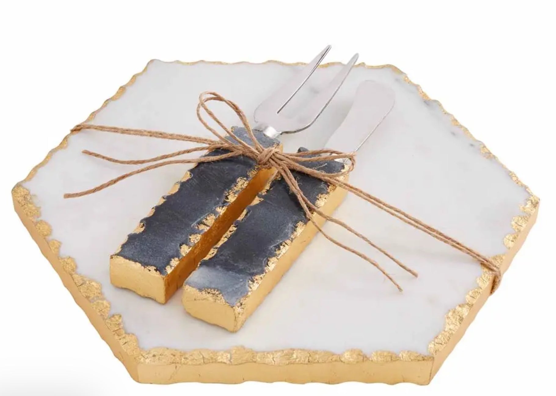 Gold Marble Cheese Board