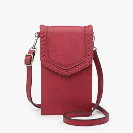 Carter Touch Screen Crossbody-Wine