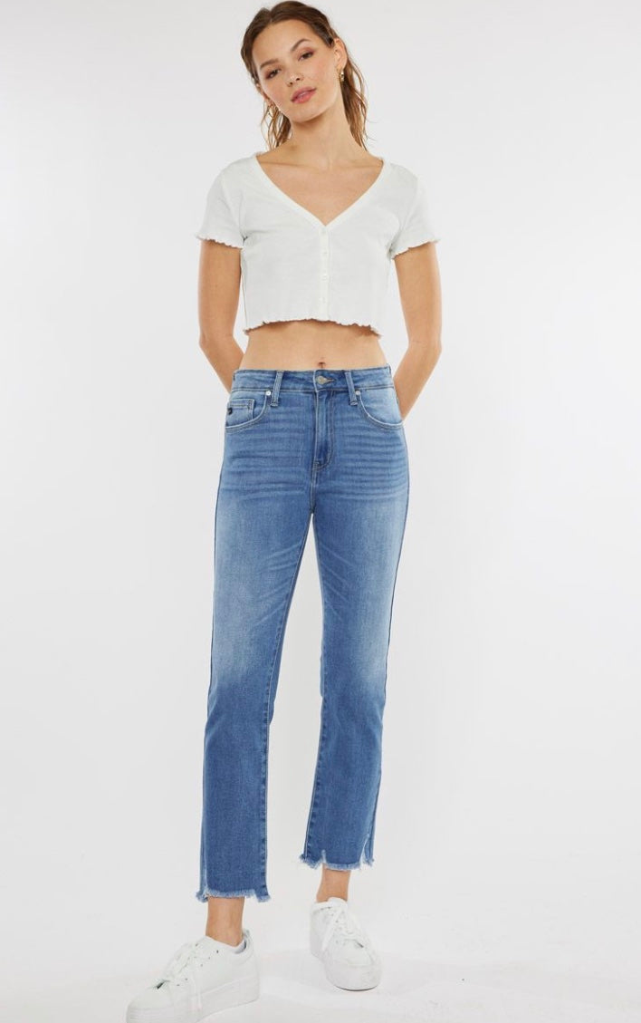 Kan Can HR Straight Fray Bottom