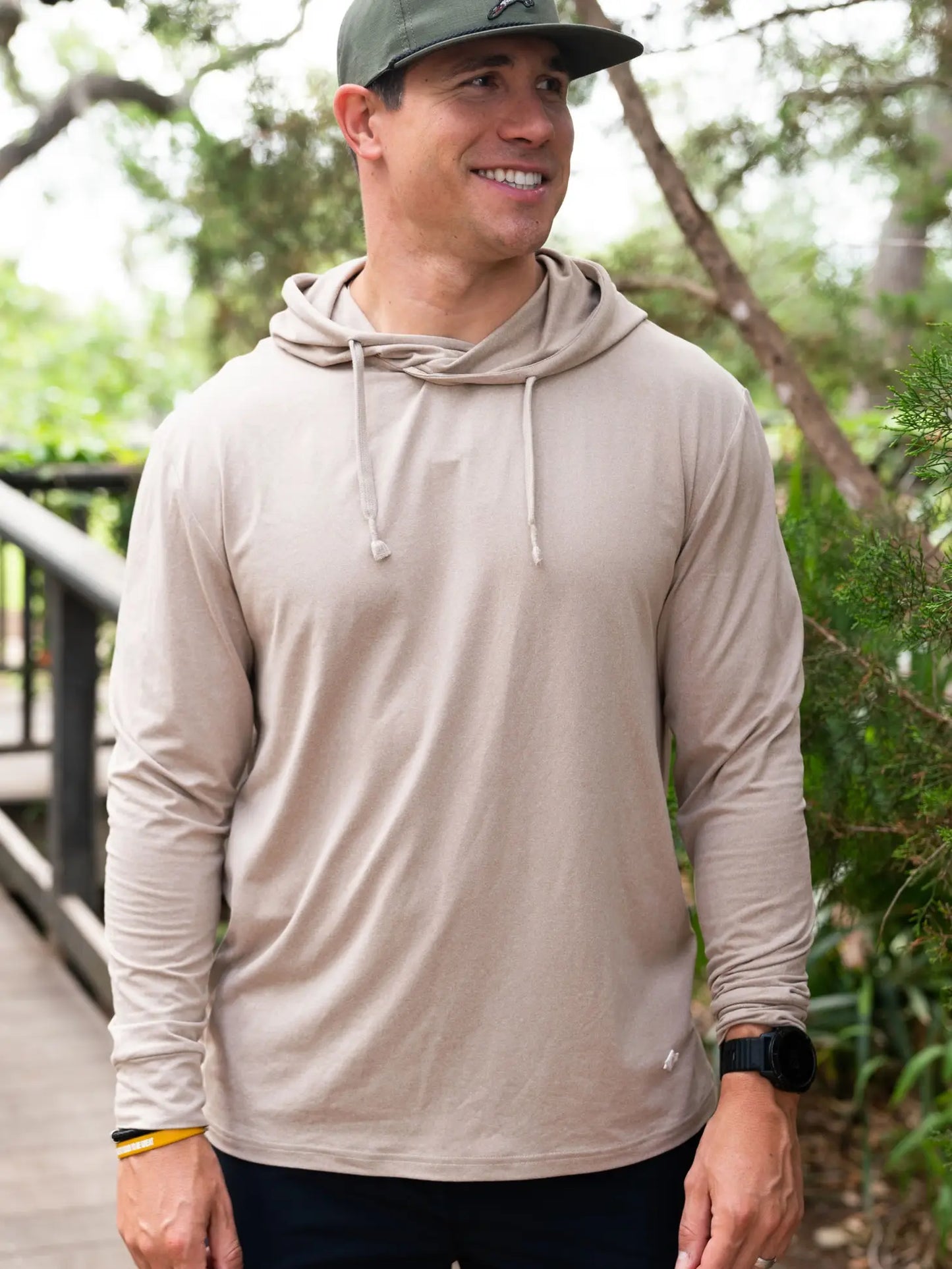 Burlebo Performance Hoodie-Tan