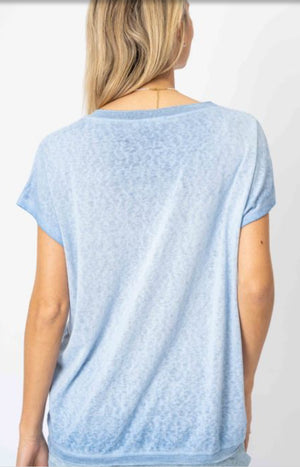 The Elise Top-Blue