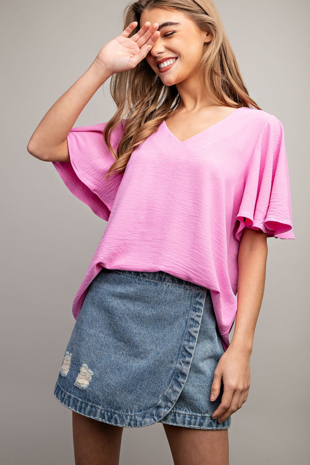Simple Top-Bubble Pink