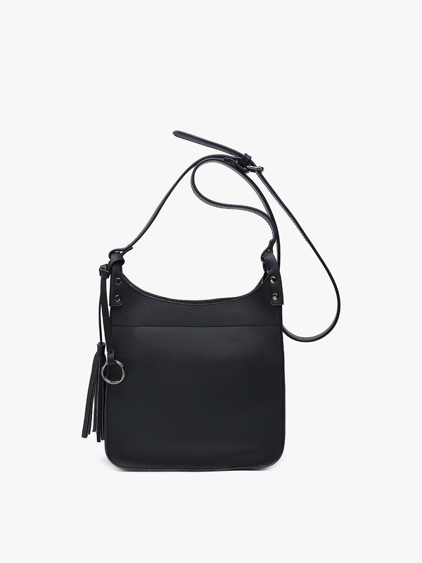 Lucinda Square Crossbody-Black