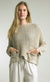 Crochet Knit Sweater-Cream