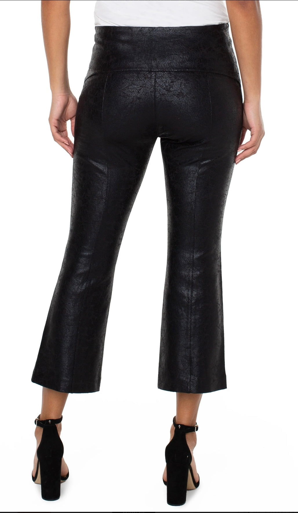 Liverpool-Stella Kick Flare-Black Crackle