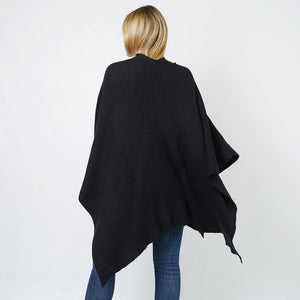 Wrap w/Button-Black