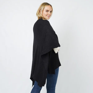 Wrap w/Button-Black