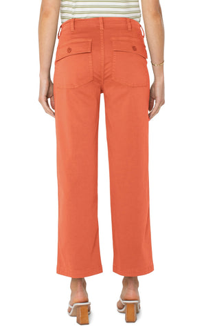Liverpool-Wide Leg Cargo-Papaya