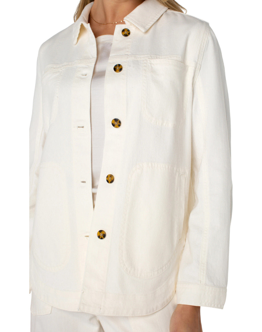 Liverpool-Shirt Jacket-Cream