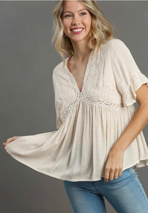 The Jane Tops-Cream